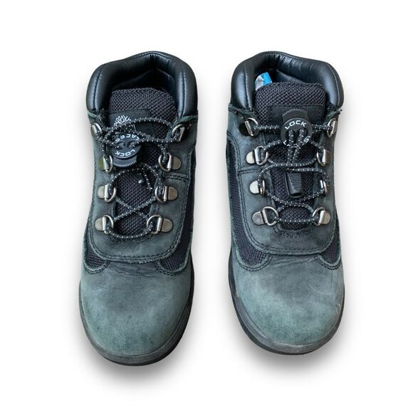 Timberland Hikers Distressed Grey Suede Upper Casual Shoes No Tie Size 2 - Picture 2 of 13